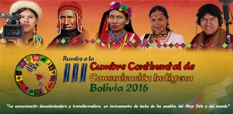 III Cumbre Continental de Comunicación Indígena en Bolivia